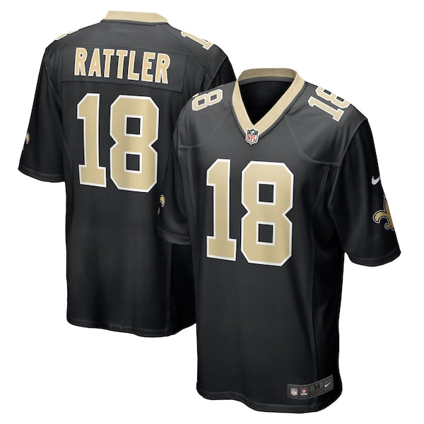 Spencer Rattler New Orleans Saints Nike Game Jersey - Black