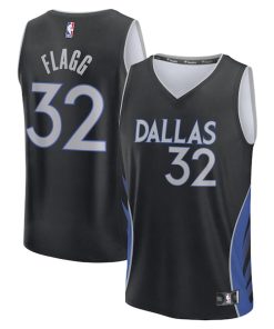 Cooper Flagg Dallas Mavericks  Youth 2025/26 City Edition Fastbreak Jersey - Black