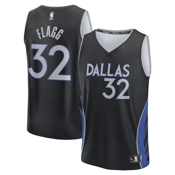 Cooper Flagg Dallas Mavericks 2025/26 City Edition Fast Break Jersey - Black