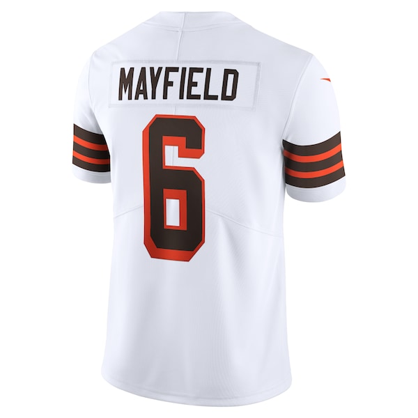 Baker Mayfield Cleveland Browns Nike 1946 Collection Alternate Vapor Limited Jersey - White - Image 3