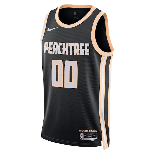Atlanta Hawks Nike Unisex 2025/26 City Edition Swingman Custom Jersey - Black - Image 2