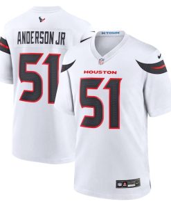 Alternative view of Will Anderson Jr. Houston Texans Nike Game Jersey - White