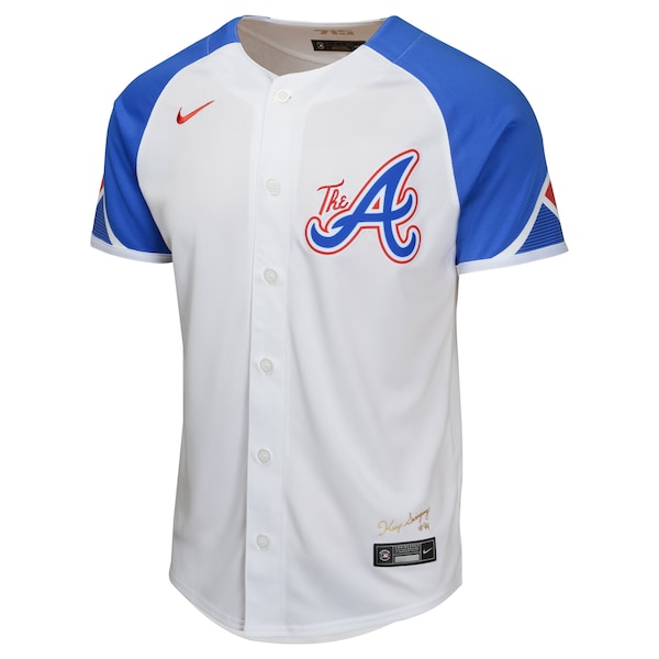 Atlanta Braves Nike Youth City Connect Limited Jersey - White - Image 2