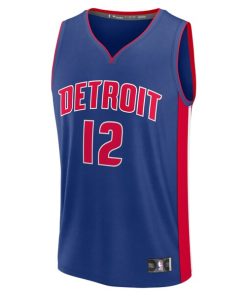 Alternative view of Tobias Harris Detroit Pistons  Fast Break Replica Player Jersey - Icon Edition - Blue