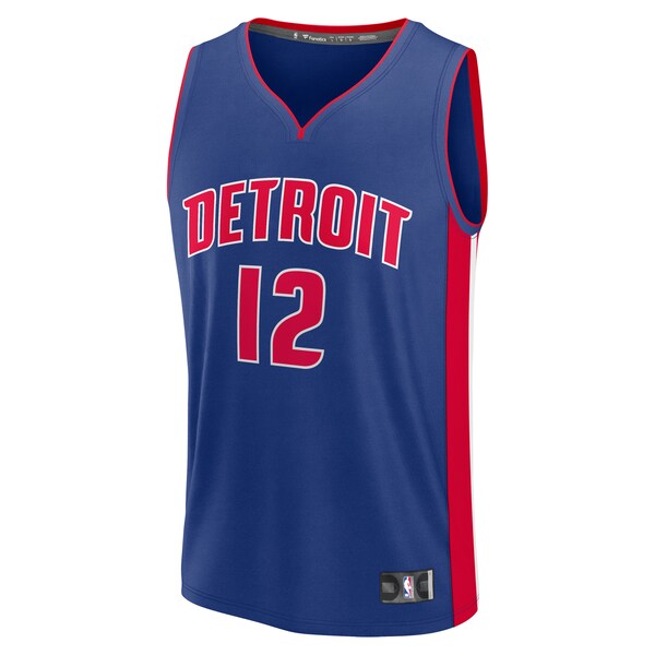 Tobias Harris Detroit Pistons Youth Fast Break Replica Player Jersey - Icon Edition - Blue - Image 2