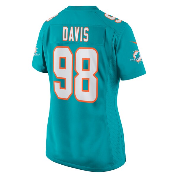 Raekwon Davis Miami Dolphins Nike Women's Game Jersey - Aqua - Image 3