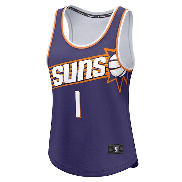 Devin Booker Phoenix Suns Women's Fast Break Player Jersey - Icon Edition - Purple - Image 2