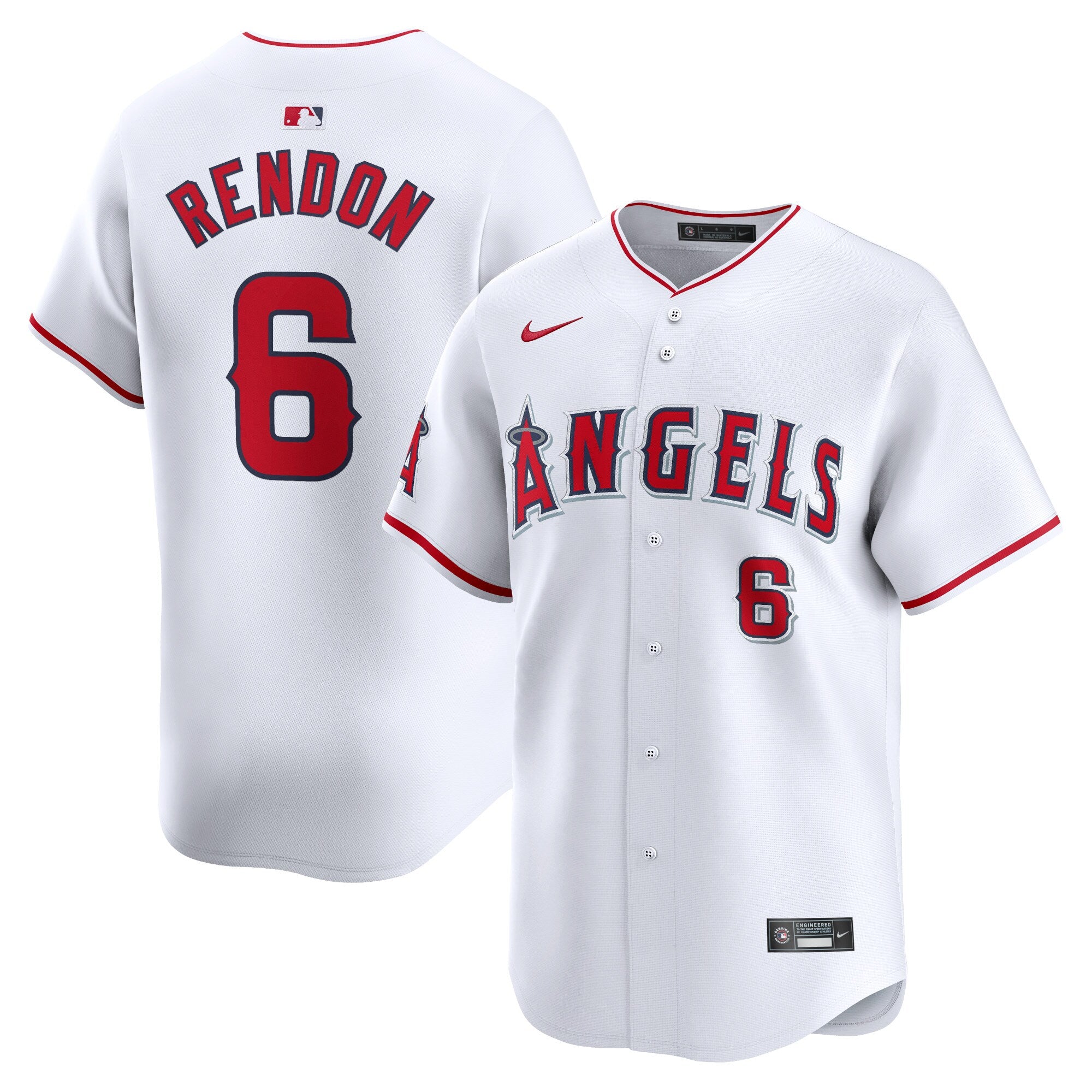 Anthony Rendon Los Angeles Angels Nike Away Limited Player Jersey - Gray/White - Image 5