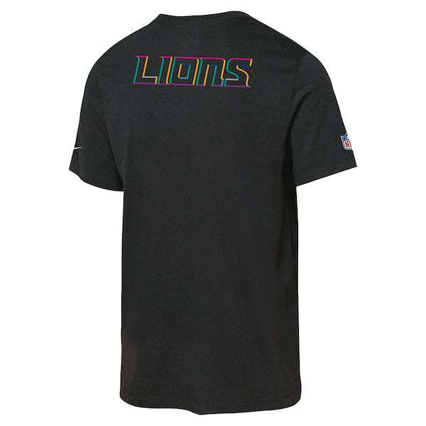 Detroit Lions Nike Youth 2025 NFL Crucial Catch Tri-Blend Dri-FIT T-Shirt - Black - Image 3