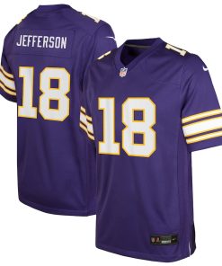 Justin Jefferson Minnesota Vikings Nike Youth Game Jersey - Purple