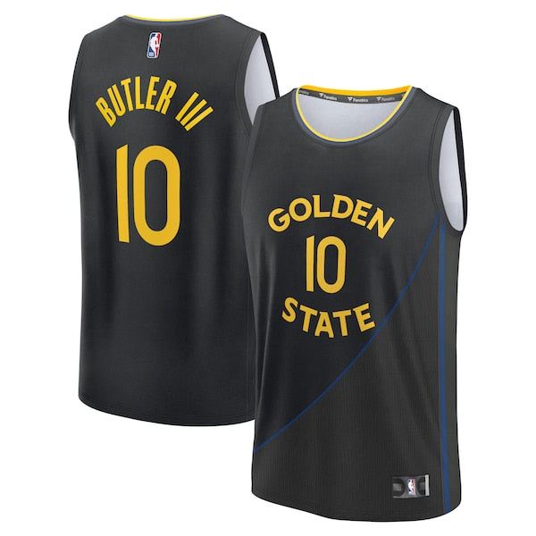 Jimmy Butler III Golden State Warriors Fast Break Replica Player Jersey - Statement Edition - Black