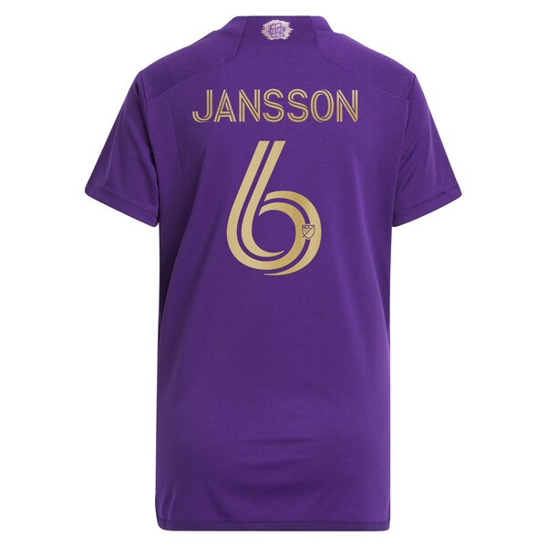 Robin Jansson Orlando City SC adidas Women's 2024 The Wall Kit Replica Player Jersey?ยจC Purple - Image 3