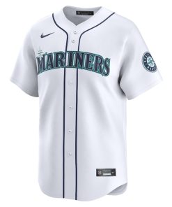 Alternative view of Dominic Canzone Seattle Mariners Nike Home Limited Player Jersey - White