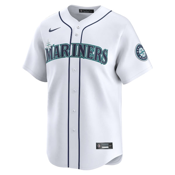 Dominic Canzone Seattle Mariners Nike Home Limited Player Jersey - White - Image 2