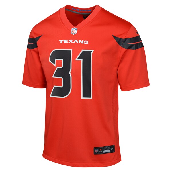 Dameon Pierce Houston Texans Nike Youth Alternate Game Jersey - Red/Navy - Image 3