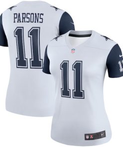 Micah Parsons Dallas Cowboys Nike Women's Alternate Legend Jersey - White/Navy