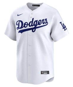 Alternative view of Los Angeles Dodgers Nike Youth Home Limited Jersey - White