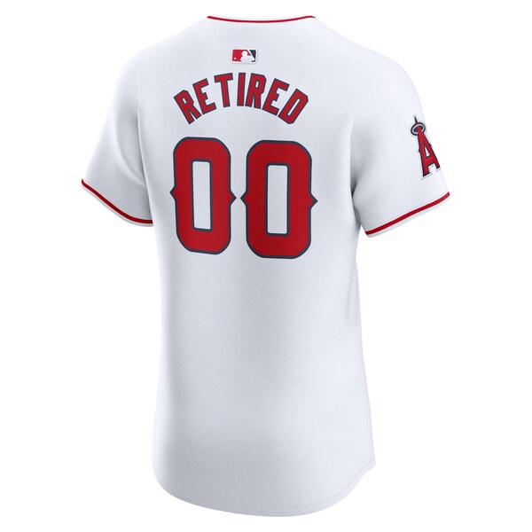 Los Angeles Angels Nike Home Elite Pick-A-Player Retired Roster Jersey - White - Image 3