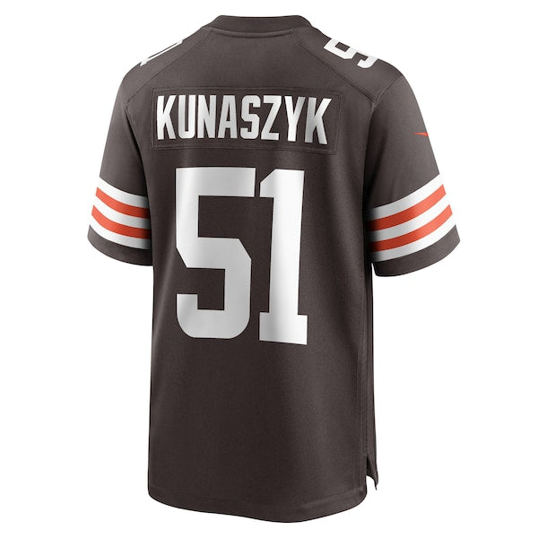 Jordan Kunaszyk Cleveland Browns Nike Game Player Jersey - Brown - Image 3
