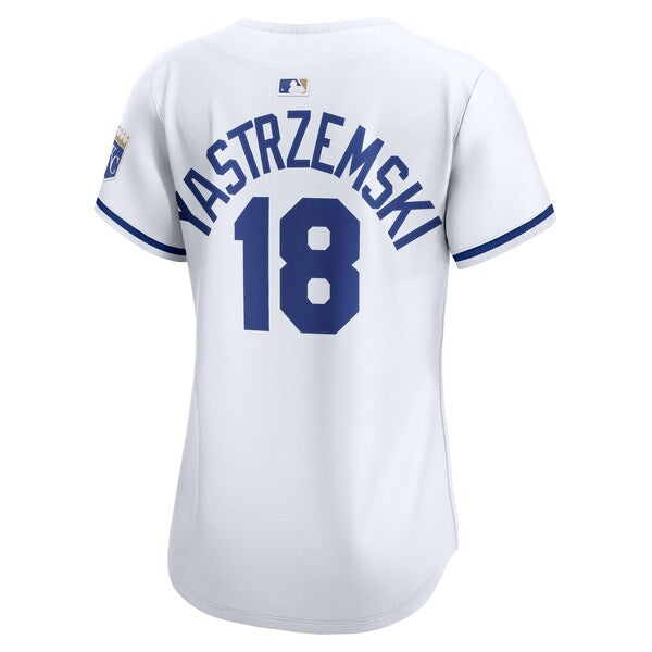 Mike Yastrzemski Kansas City Royals Nike Women's Home Limited Player Jersey - White - Image 3