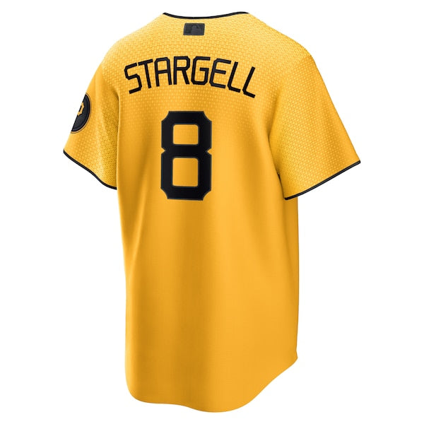 Willie Stargell Pittsburgh Pirates Nike 2023 City Connect Replica Player Jersey - Gold - Image 3
