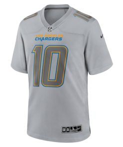 Alternative view of Los Angeles Chargers Nike Custom Atmosphere Fashion Game Jersey - Gray