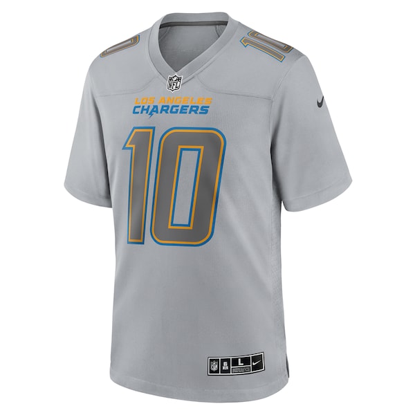 Los Angeles Chargers Nike Custom Atmosphere Fashion Game Jersey - Gray - Image 2