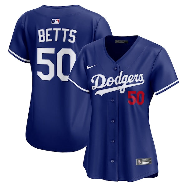 Mookie Betts Los Angeles Dodgers Nike Women's Alternate Limited Player Jersey?ยจC Royal