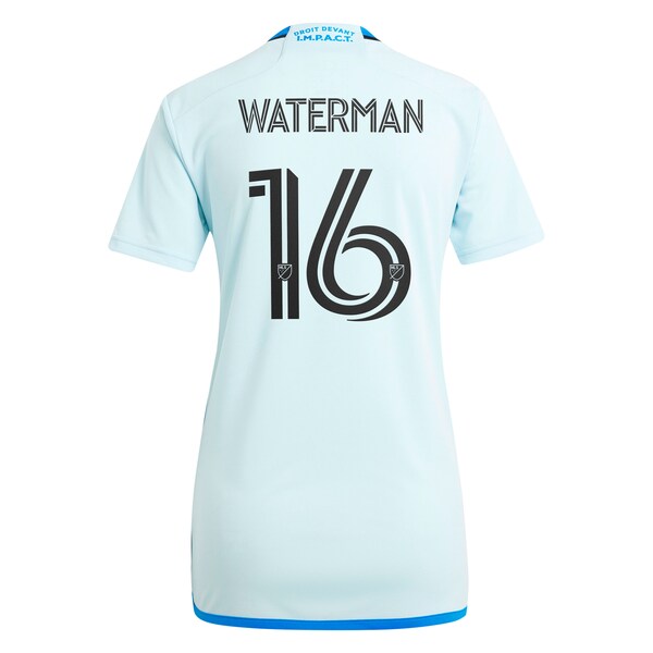 Joel Waterman CF Montreal adidas Women's 2024 La Main Replica Player Jersey?ยจC Light Blue - Image 3