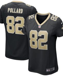 Bob Pollard New Orleans Saints Nike Women's Game Retired Player Jersey - Black