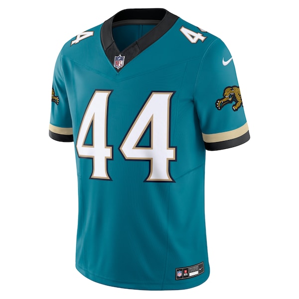 Travon Walker Jacksonville Jaguars Nike Prowler Throwback Vapor F.U.S.E. Limited Jersey - Teal - Image 2