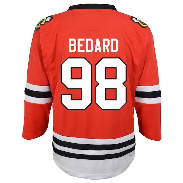 Connor Bedard Chicago Blackhawks Youth Home Replica Player Jersey - Red/White - Image 5