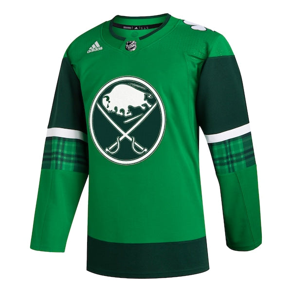 Buffalo Sabres adidas 2023 St. Patrick's Day Primegreen Authentic Jersey - Kelly Green - Image 2