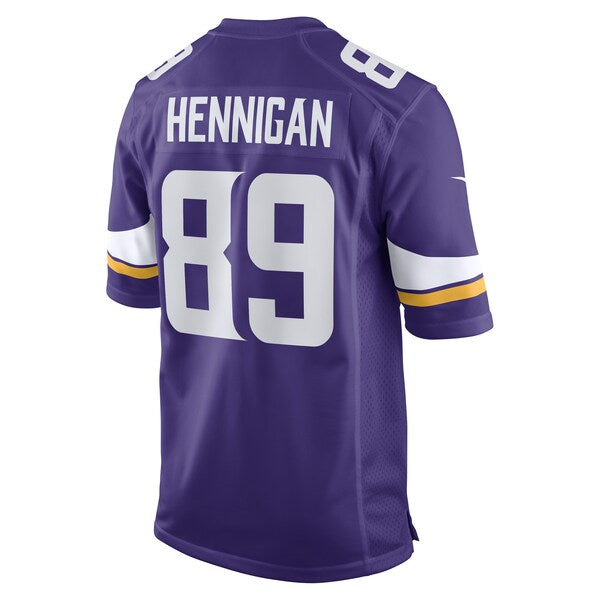 Thomas Hennigan Minnesota Vikings Nike Game Player Jersey - Purple - Image 3
