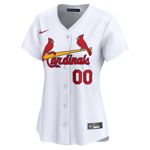 St. Louis Cardinals Nike Women's Home Limited Custom Jersey - White - Image 2