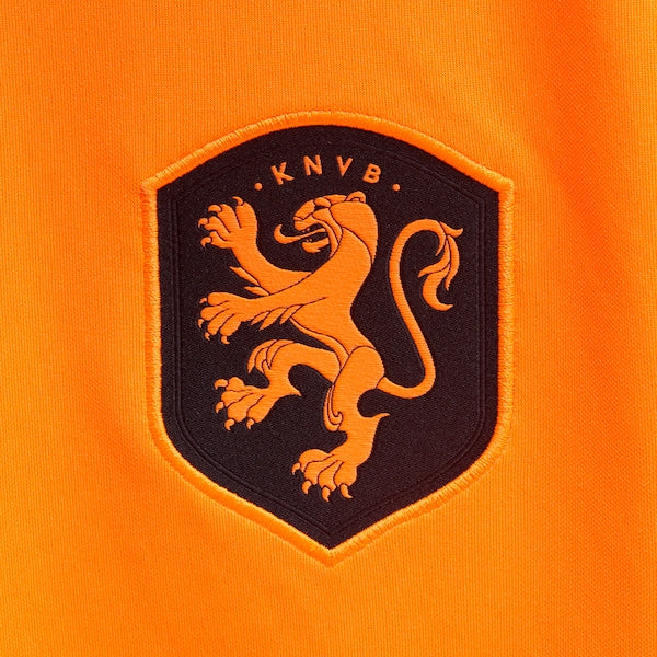 Netherlands Women's National Team Nike 2022/23 Home Replica Blank Jersey - Orange - Image 4