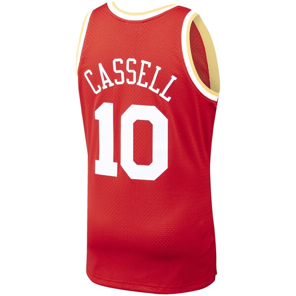 Sam Cassell Houston Rockets 1993/94 Hardwood Classics Swingman Jersey - Red - Image 5