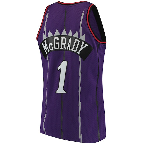 Tracy McGrady Toronto Raptors Hardwood Classics Swingman Jersey - Purple/White - Image 4