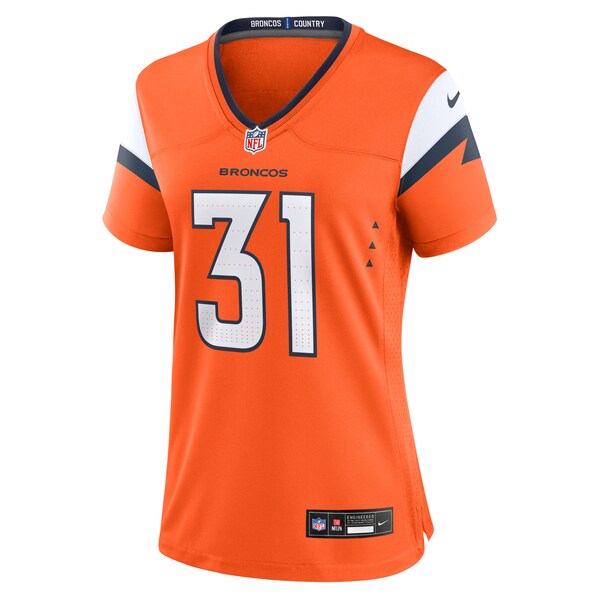 Kris Abrams-Draine Denver Broncos Nike Women's Team Game Jersey - Orange - Image 2