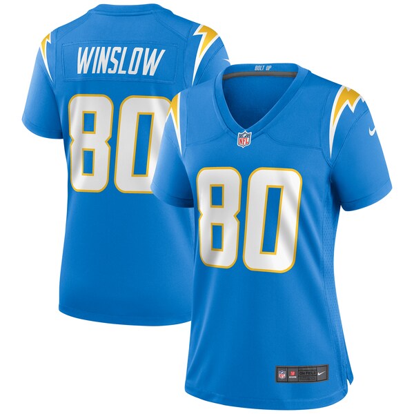 Kellen Winslow Los Angeles Chargers Nike Women's Game Retired Player Jersey - Powder Blue/Navy - Image 2