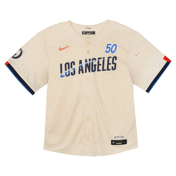 Mookie Betts Los Angeles Dodgers Nike Toddler 2024 City Connect Limited Player Jersey - Cream - Image 2