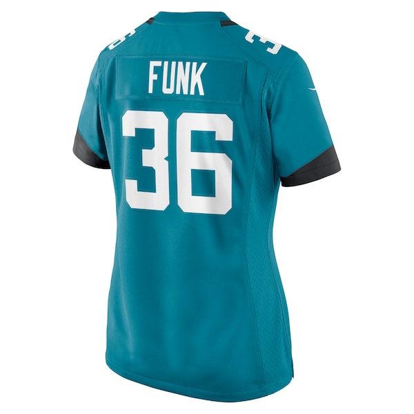 Jake Funk Jacksonville Jaguars Nike Women's Team Game Jersey - Teal - Image 6