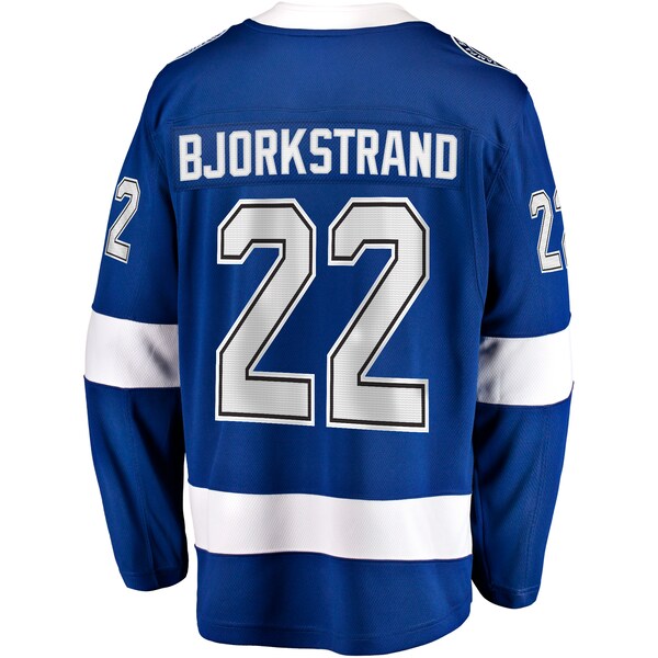 Oliver Bjorkstrand Tampa Bay Lightning Home Breakaway Jersey - Blue - Image 3