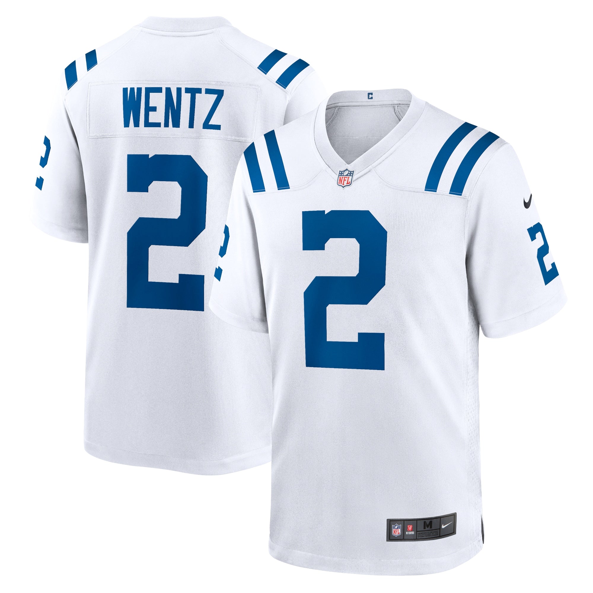 Carson Wentz Indianapolis Colts Nike Game Jersey - Royal/White - Image 5