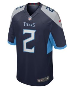 Alternative view of Azeez Al-Shaair Tennessee Titans Nike Team Game Jersey - Navy