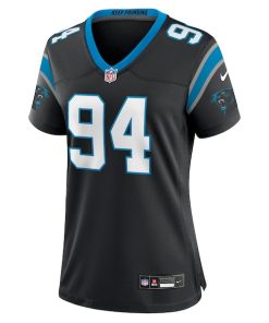 Alternative view of Henry Anderson Carolina Panthers Nike Women's Team Game Jersey - Black