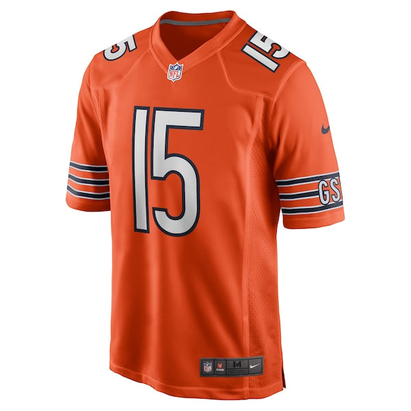 Rome Odunze Chicago Bears Nike Alternate Game Jersey - Orange/White - Image 4