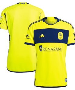 Nashville SC adidas 2024 The 615 Kit Authentic Jersey - Yellow