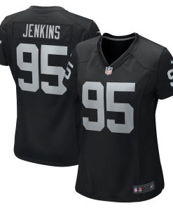 John Jenkins Las Vegas Raiders Nike Women's Game Jersey - Black