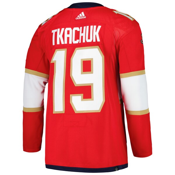 Matthew Tkachuk Florida Panthers adidas Home Primegreen Authentic Player Jersey - Red - Image 3